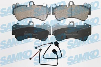 Комплект тормозных колодок, дисковый тормоз SAMKO 5SP1226A для PORSCHE CAYENNE