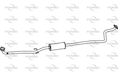 Tłumik środkowy FENNO 174100J040