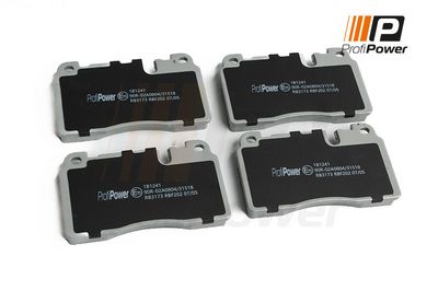 stabdžių trinkelių rinkinys, diskinis stabdys 1B1241 ProfiPower