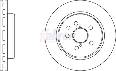 Fahren Brake Disc FBD6525