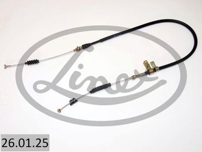 LINEX 26.01.25 Трос ручного тормоза  для MAZDA 626 II (GC) 2.0