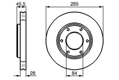 DISC FRANA BOSCH 0986478693 4