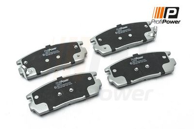 stabdžių trinkelių rinkinys, diskinis stabdys 1B2078 ProfiPower