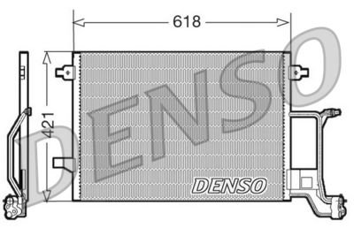 Конденсатор, кондиционер DENSO DCN02015 для AUDI ALLROAD