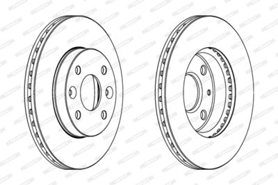 DISC FRANA FERODO DDF854 1