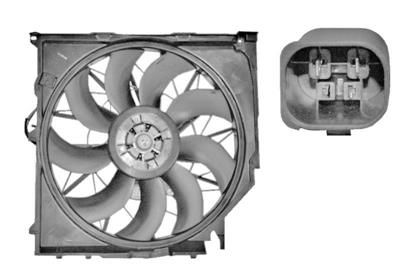 VAN WEZEL 0680747 Вентилятор системы охлаждения двигателя  для BMW X3 (Бмв X3)