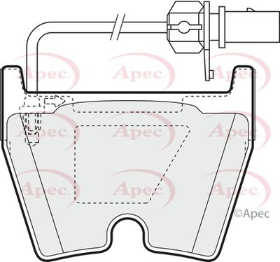 Brake Pad Set APEC PAD1378