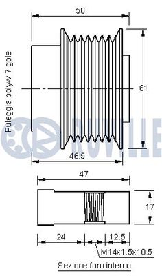SISTEM ROATA LIBERA GENERATOR RUVILLE 542183 1