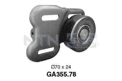 Rolka napinacza, pasek klinowy wielorowkowy SNR GA355.78