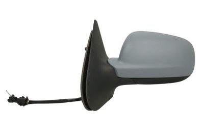 Zijspiegel Links (mechanisch, asferisch, under-coated) past: VW POLO III 6N2 10.99-09.01