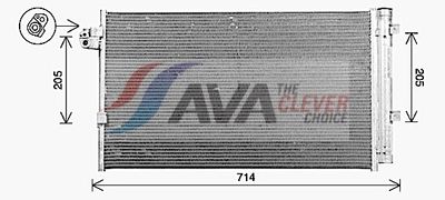 кондензатор, климатизация AVA Clever Choice BW5609D