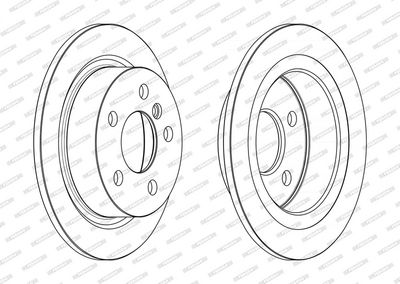 DISC FRANA FERODO DDF2656C 1
