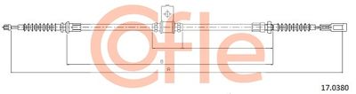 Тросик, cтояночный тормоз COFLE 92.17.0380 для NISSAN CABSTAR