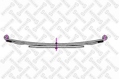 комплект пружини STELLOX 12-00003-SX