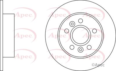 Brake Disc APEC DSK803