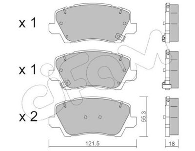 SET PLACUTE FRANA FRANA DISC