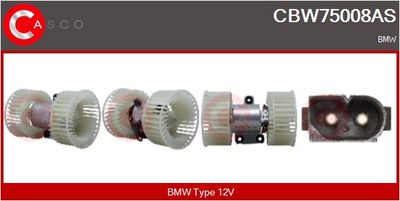 VENTILATOR HABITACLU CASCO CBW75008AS