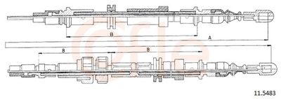 CABLU FRANA DE PARCARE