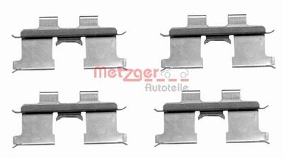 Комплектующие, колодки дискового тормоза METZGER 109-1667 для HYUNDAI GETZ