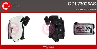 Zámek dveří CASCO CDL73026AS