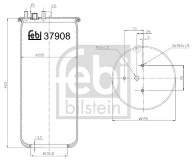 FEBI BILSTEIN Federbalg, Luftfederung