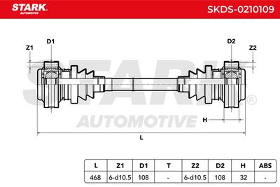 полуоска STARK SKDS-0210109