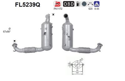 FILTRU FUNINGINE/PARTICULE SIST.DE ESAPAMENT