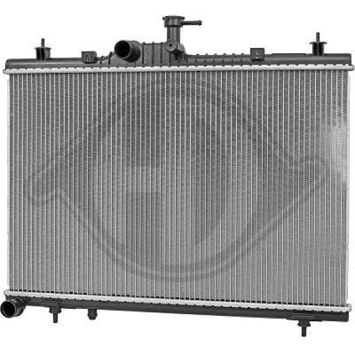 Радиатор, охлаждение двигателя DIEDERICHS DCM3953 для RENAULT KOLEOS