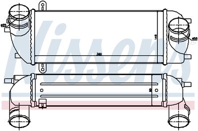 INTERCOOLER COMPRESOR NISSENS 96559 5
