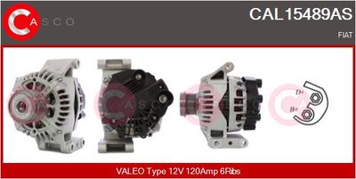 Генератор CASCO CAL15489AS для FIAT PANDA