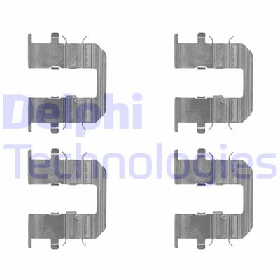 DELPHI LX0489 Скобы тормозных колодок  для KIA PICANTO (Киа Пиканто)
