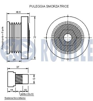 SISTEM ROATA LIBERA GENERATOR RUVILLE 541701 1