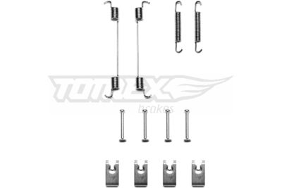 TOMEX Brakes Priedų komplektas, stabdžių trinkelės