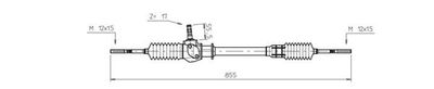 Рулевой механизм GENERAL RICAMBI FI4089 для FIAT 128