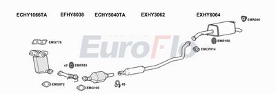 Układ wydechowy EUROFLO HYI10101005D