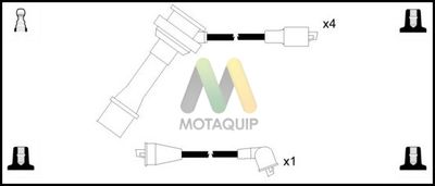 Комплект проводов зажигания MOTAQUIP LDRL1776 для SUZUKI SWIFT