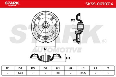 тампон на макферсън STARK SKSS-0670314