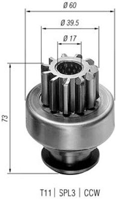 MAGNETI MARELLI Krumpliaratis, starteris