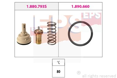 EPS 1.880.793 Термостат  для VW PASSAT B7 Variant (365) 1.4 TSI MultiFuel