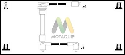 Комплект проводов зажигания MOTAQUIP LDRL1792 для JAGUAR XJ