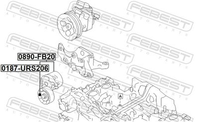 INTINZATOR CUREA CUREA DISTRIBUTIE FEBEST 0890FB20 1