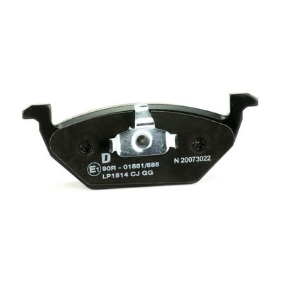 BREMSBELAGSATZ SCHEIBENBREMSE DELPHI LP1514 38