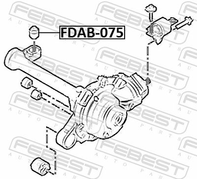RULMENT DIFERENTIAL FEBEST FDAB075 1