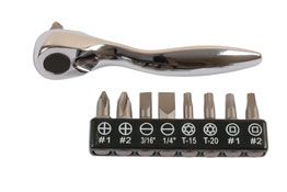 Laser Tools Micro Bit Driver Set 10pc