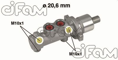 Главный тормозной цилиндр CIFAM 202-199 для VOLVO 440