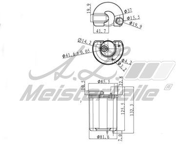 горивен филтър A.Z. Meisterteile AZMT-41-020-1441