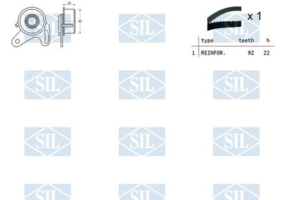 SET CUREA DE DISTRIBUTIE Saleri SIL TK1316 1