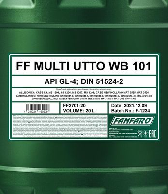 FANFARO Multi UTTO WB 101 20L