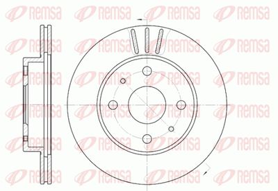 REMSA 6954.10 Тормозные диски  для DAIHATSU  (Дайхатсу Тревис)