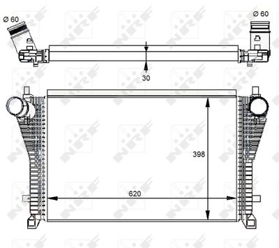 INTERCOOLER COMPRESOR NRF 30291 4